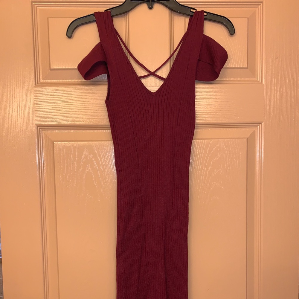 Tank top sweater dress